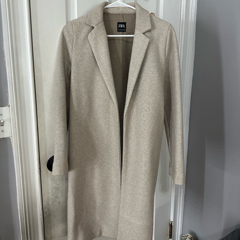 Zara Women's Classic Tan Trench Coat